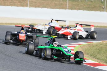 World © Octane Photographic Ltd. Sunday 10th May 2015. Status Grand Prix – Alex Fontana GP3 Race 2 – Circuit de Barcelona–Catalunya. Spain. Digital Ref: 1262LB1D9443