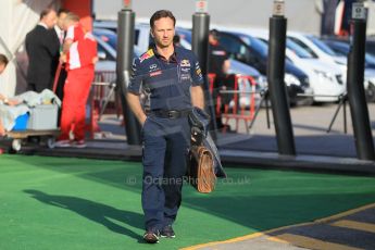 World © Octane Photographic Ltd. Infiniti Red Bull Racing Team Principle – Christian Horner. Saturday 9th May 2015, F1 Spanish GP Formula 1 Paddock, Circuit de Barcelona-Catalunya, Spain. Digital Ref: 1260CB1L7045