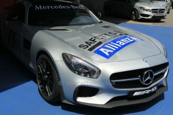 World © Octane Photographic Ltd. Mercedes AMG GTS Safety Car. Thursday 7th May 2015, F1 Spanish GP Pitlane, Circuit de Barcelona-Catalunya, Spain. Digital Ref: 1244CB1L5873