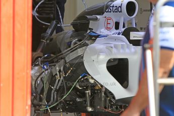 World © Octane Photographic Ltd. Williams Martini Racing FW37. Thursday 7th May 2015, F1 Spanish GP Pitlane, Circuit de Barcelona-Catalunya, Spain. Digital Ref: 1244CB7D1252