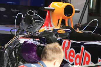 World © Octane Photographic Ltd. Infiniti Red Bull Racing RB11. Thursday 7th May 2015, F1 Spanish GP Pitlane, Circuit de Barcelona-Catalunya, Spain. Digital Ref: 1244CB7D1265