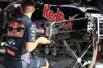 World © Octane Photographic Ltd. Infiniti Red Bull Racing RB11. Thursday 7th May 2015, F1 Spanish GP Pitlane, Circuit de Barcelona-Catalunya, Spain. Digital Ref: 1244CB7D1267