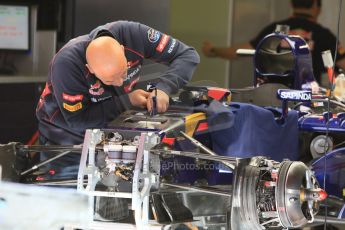 World © Octane Photographic Ltd. Scuderia Toro Rosso STR10. Thursday 7th May 2015, F1 Spanish GP Pitlane, Circuit de Barcelona-Catalunya, Spain. Digital Ref: 1244CB7D1321