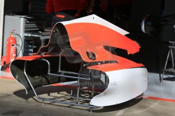 World © Octane Photographic Ltd. Manor Marussia F1 Team. Thursday 7th May 2015, F1 Spanish GP Pitlane, Circuit de Barcelona-Catalunya, Spain. Digital Ref: 1244CB7D1338