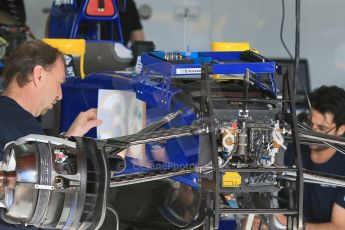 World © Octane Photographic Ltd. Sauber F1 Team Reserve Driver– Raffaele Marciello. Thursday 7th May 2015, F1 Spanish GP Pitlane Circuit de Barcelona-Catalunya, Spain. Digital Ref: 1244CB7D1346