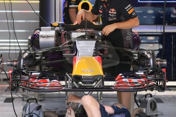 World © Octane Photographic Ltd. Infiniti Red Bull Racing RB11. Thursday 7th May 2015, F1 Spanish GP Pitlane, Circuit de Barcelona-Catalunya, Spain. Digital Ref: 1244CB7D1647