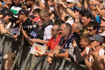 World © Octane Photographic Ltd. The crowds on the pitlane tour. Thursday 7th May 2015, F1 Spanish GP Pitlane, Circuit de Barcelona-Catalunya, Spain. Digital Ref: 1244CB7D5918