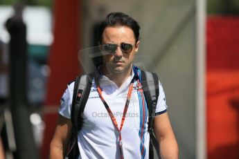 World © Octane Photographic Ltd. Williams Martini Racing FW37 – Felipe Massa. Thursday 7th May 2015, F1 Spanish GP Paddock, Circuit de Barcelona-Catalunya, Spain. Digital Ref: 1244LB1D5451