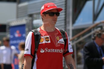 World © Octane Photographic Ltd. Scuderia Ferrari SF15-T– Kimi Raikkonen. Thursday 7th May 2015, F1 Spanish GP Paddock, Circuit de Barcelona-Catalunya, Spain. Digital Ref: 1244LB1D5523