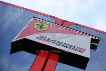 World © Octane Photographic Ltd. Scuderia Ferrari. Thursday 7th May 2015, F1 Spanish GP Paddock, Circuit de Barcelona-Catalunya, Spain. Digital Ref: 1244LB5D0439