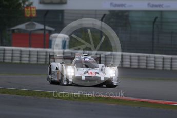 World © Octane Photographic Ltd. FIA World Endurance Championship (WEC), 6 Hours of Nurburgring , Germany - Practice, Friday 28th August 2015. Porsche Team – Porsche 919 Hybrid - LM LMP1 – Romain Dumas, Neel Jani and Marc Lieb. Digital Ref : 1392LB1D3142