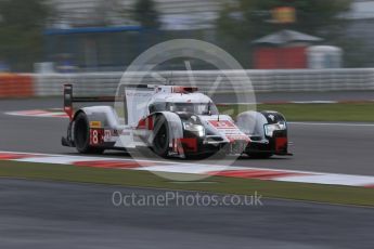 World © Octane Photographic Ltd. FIA World Endurance Championship (WEC), 6 Hours of Nurburgring , Germany - Practice, Friday 28th August 2015. Audi Sport Team Joest- Audi R18 e-tron Quatrro - LMP1 - Oliver Jarvis, Lucas di Grassi and Loic Duval. Digital Ref : 1392LB1D3225