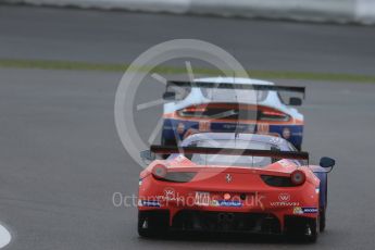 World © Octane Photographic Ltd. FIA World Endurance Championship (WEC), 6 Hours of Nurburgring , Germany - Practice, Friday 28th August 2015. Aston Martin Racing – Aston Martin Vantage GTE - LMGTE Am – Roalde Goethe, Stuart Hall and Francesco Castellacci and AF Corse - F458 Italia GT2 - LMGTE - LMGTE Am – Francois Perrodo, Emmanuel Collard and Rui Aguas. Digital Ref : 1392LB1D3341