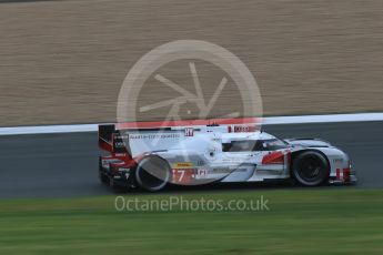 World © Octane Photographic Ltd. FIA World Endurance Championship (WEC), 6 Hours of Nurburgring , Germany - Practice, Friday 28th August 2015. Audi Sport Team Joest- Audi R18 e-tron Quatrro - LMP1 - Andre Lotterer, Benoit Treluyer and Marcel Fassler. Digital Ref : 1392LB1D3433