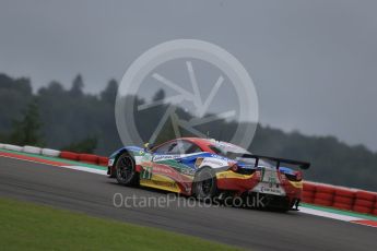 World © Octane Photographic Ltd. FIA World Endurance Championship (WEC), 6 Hours of Nurburgring , Germany - Practice, Friday 28th August 2015. AF Corse – Ferrari F458 Italia GT2 - LMGTE Pro – Davide Rigon and James Calado. Digital Ref : 1392LB1D3623