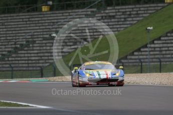 World © Octane Photographic Ltd. FIA World Endurance Championship (WEC), 6 Hours of Nurburgring , Germany - Practice, Friday 28th August 2015. AF Corse – Ferrari F458 Italia GT2 - LMGTE Pro – Davide Rigon and James Calado. Digital Ref : 1392LB1D3632