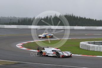 World © Octane Photographic Ltd. FIA World Endurance Championship (WEC), 6 Hours of Nurburgring , Germany - Practice, Friday 28th August 2015. Audi Sport Team Joest- Audi R18 e-tron Quatrro - LMP1 - Andre Lotterer, Benoit Treluyer and Marcel Fassler. Digital Ref : 1392LB7D5314