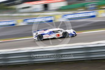 World © Octane Photographic Ltd. FIA World Endurance Championship (WEC), 6 Hours of Nurburgring , Germany - Practice, Friday 28th August 2015. Toyota Racing – Toyota TS040 Hybrid - LMP1 - Anthony Davidson, Sebastien Buemi and Kazuki Nakajima. Digital Ref : 1392LB7D5424