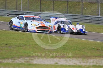 World © Octane Photographic Ltd. FIA World Endurance Championship (WEC), 6 Hours of Nurburgring , Germany - Press Conference, Friday 28th August 2015. Aston Martin Racing – Aston Martin Vantage V8 - LMGTE Pro – Marco Sorensen and Christoffer Nygaard and Toyota Racing – Toyota TS040 Hybrid - LMP1 - Alexander Wurz, Stephane Sarrazin and Mike Conway. Digital Ref : 1394LB5D0485