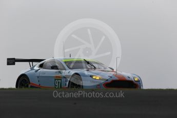 World © Octane Photographic Ltd. FIA World Endurance Championship (WEC), 6 Hours of Nurburgring , Germany - Practice 3, Saturday 29th August 2015. Aston Martin Racing – Aston Martin Vantage V8 - LMGTE Pro – Darren Turner, Stefan Mucke and Jonathan Adam. Digital Ref : 1395LB1D4963
