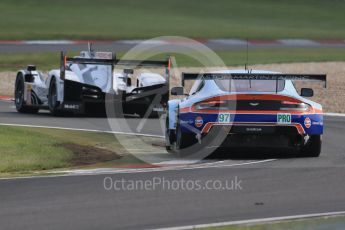 World © Octane Photographic Ltd. FIA World Endurance Championship (WEC), 6 Hours of Nurburgring , Germany - Practice 3, Saturday 29th August 2015. Aston Martin Racing – Aston Martin Vantage V8 - LMGTE Pro – Darren Turner, Stefan Mucke and Jonathan Adam and Porsche Team – Porsche 919 Hybrid - LM LMP1 – Romain Dumas, Neel Jani and Marc Lieb. Digital Ref : 1395LB1D5415