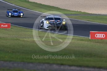 World © Octane Photographic Ltd. FIA World Endurance Championship (WEC), 6 Hours of Nurburgring , Germany - Practice 3, Saturday 29th August 2015. Abu Dhabi-Proton Racing – Porsche 911 RSR - LMGTE Am – Christian Ried, Earl Bamber and Khaled Al Qubaisi and KCMG – Oreca 05 – LMP2 – Matthew Howson, Richard Bradley and Nick Tandy. Digital Ref : 1395LB1D5570
