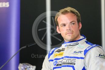 World © Octane Photographic Ltd. FIA World Endurance Championship (WEC), 6 Hours of Nurburgring , Germany - Qualifying Press Conference, Saturday 29th August 2015. KCMG – Oreca 05 – LMP2 – Matthew Howson. Digital Ref : 1397LB5D1120