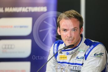 World © Octane Photographic Ltd. FIA World Endurance Championship (WEC), 6 Hours of Nurburgring , Germany - Qualifying Press Conference, Saturday 29th August 2015. KCMG – Oreca 05 – LMP2 – Matthew Howson. Digital Ref : 1397LB5D1131