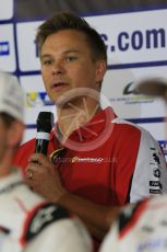 World © Octane Photographic Ltd. FIA World Endurance Championship (WEC), 6 Hours of Nurburgring , Germany - Qualifying Press Conference, Saturday 29th August 2015. AF Corse – Ferrari F458 Italia GT2 - LMGTE Pro – Toni Vilander. Digital Ref : 1397LB5D1157