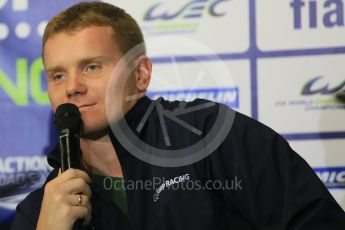 World © Octane Photographic Ltd. FIA World Endurance Championship (WEC), 6 Hours of Nurburgring , Germany - Qualifying Press Conference, Saturday 29th August 2015. SMP Racing – Ferrari F458 Italia GT2 - LMGTE Am – Viktor Shaitar. Digital Ref : 1397LB5D1159