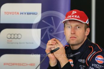 World © Octane Photographic Ltd. FIA World Endurance Championship (WEC), 6 Hours of Nurburgring , Germany - Press Conference, Friday 28th August 2015. Aston Martin Racing – Stefan Mucke. Digital Ref : 1393LB5D0168