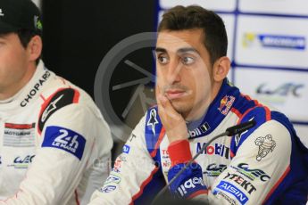 World © Octane Photographic Ltd. FIA World Endurance Championship (WEC), 6 Hours of Nurburgring , Germany - Press Conference, Friday 28th August 2015. Toyota Racing – Toyota TS040 Hybrid - LMP1 - Sebastien Buemi. Digital Ref : 1393LB5D0191