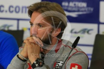 World © Octane Photographic Ltd. FIA World Endurance Championship (WEC), 6 Hours of Nurburgring , Germany - Press Conference, Friday 28th August 2015. Rebellion Racing – Nick Heidfeld. Digital Ref : 1393LB5D0209