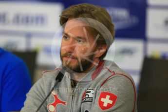 World © Octane Photographic Ltd. FIA World Endurance Championship (WEC), 6 Hours of Nurburgring , Germany - Press Conference, Friday 28th August 2015. Rebellion Racing – Nick Heidfeld. Digital Ref : 1393LB5D0229