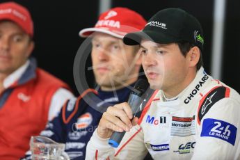 World © Octane Photographic Ltd. FIA World Endurance Championship (WEC), 6 Hours of Nurburgring , Germany - Press Conference, Friday 28th August 2015. Porsche Team Manthey – Richard Lietz. Digital Ref : 1393LB5D0251