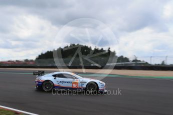 World © Octane Photographic Ltd. FIA World Endurance Championship (WEC), 6 Hours of Nurburgring , Germany - Qualifying, Saturday 29th August 2015. Aston Martin Racing – Aston Martin Vantage GTE - LMGTE Am – Roalde Goethe, Stuart Hall and Francesco Castellacci. Digital Ref : 1396LB1D5943