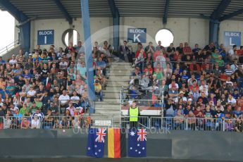 World © Octane Photographic Ltd. FIA World Endurance Championship (WEC), 6 Hours of Nurburgring , Germany - Qualifying, Saturday 29th August 2015. Fans in the grandstands. Digital Ref : 1396LB5D0932