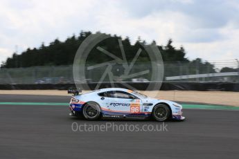 World © Octane Photographic Ltd. FIA World Endurance Championship (WEC), 6 Hours of Nurburgring , Germany - Qualifying, Saturday 29th August 2015. Aston Martin Racing – Aston Martin Vantage GTE - LMGTE Am – Roalde Goethe, Stuart Hall and Francesco Castellacci. Digital Ref : 1396LB5D0986