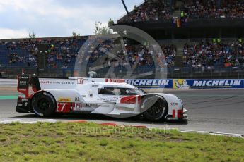 World © Octane Photographic Ltd. FIA World Endurance Championship (WEC), 6 Hours of Nurburgring , Germany - Qualifying, Saturday 29th August 2015. Audi Sport Team Joest- Audi R18 e-tron Quatrro - LMP1 - Andre Lotterer, Benoit Treluyer and Marcel Fassler. Digital Ref : 1396LB5D0991