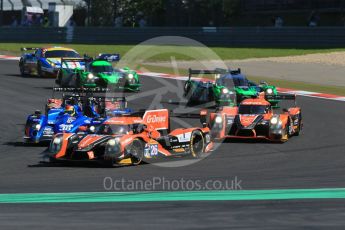 World © Octane Photographic Ltd. FIA World Endurance Championship (WEC), 6 Hours of Nurburgring , Germany - Race, Sunday 30th August 2015. G-Drive Racing – Nissan Ligier JS P2 – LMP2 – Roman Rusinov, Julien Canal and Sam Bird and Signatech Alpine – Alpine A450b - LMP2 - Nelson Panciatici, Paul-Loup Chatin and Vincent Capillaire. Digital Ref : 1398LB1D6338