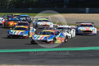 World © Octane Photographic Ltd. FIA World Endurance Championship (WEC), 6 Hours of Nurburgring , Germany - Race, Sunday 30th August 2015. AF Corse – Ferrari F458 Italia GT2 - LMGTE Pro – Gianmaria Bruni, Toni Vilander. Digital Ref :