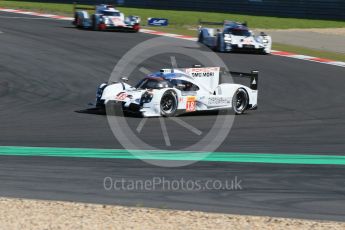 World © Octane Photographic Ltd. FIA World Endurance Championship (WEC), 6 Hours of Nurburgring , Germany - Race, Sunday 30th August 2015. Porsche Team – Porsche 919 Hybrid - LM LMP1 – Romain Dumas, Neel Jani and Marc Lieb and Timo Bernhard, Mark Webber and Brendon Hartley and Audi Sport Team Joest- Audi R18 e-tron Quatrro - LMP1 - Andre Lotterer, Benoit Treluyer and Marcel Fassler. Digital Ref : 1398LB1D6379
