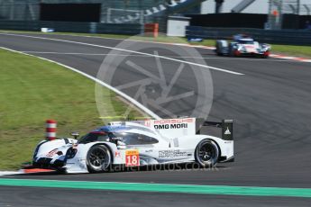 World © Octane Photographic Ltd. FIA World Endurance Championship (WEC), 6 Hours of Nurburgring , Germany - Race, Sunday 30th August 2015. Porsche Team – Porsche 919 Hybrid - LM LMP1 – Romain Dumas, Neel Jani and Audi Sport Team Joest- Audi R18 e-tron Quatrro - LMP1 - Andre Lotterer, Benoit Treluyer and Marcel Fassler. Digital Ref : 1398LB1D6383