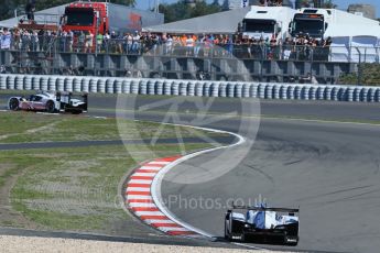 World © Octane Photographic Ltd. FIA World Endurance Championship (WEC), 6 Hours of Nurburgring , Germany - Race, Sunday 30th August 2015. Porsche Team – Porsche 919 Hybrid - LM LMP1 – Romain Dumas, Neel Jani and Marc Lieb ahead of Timo Bernhard, Mark Webber and Brendon Hartley. Digital Ref : 1398LB1D6612