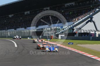 World © Octane Photographic Ltd. FIA World Endurance Championship (WEC), 6 Hours of Nurburgring , Germany - Race, Sunday 30th August 2015. Signatech Alpine – Alpine A450b - LMP2 - Nelson Panciatici, Paul-Loup Chatin and Vincent Capillaire and G-Drive Racing – Nissan Ligier JS P2. Digital Ref : 1398LB1D6648