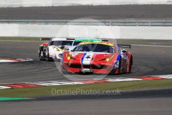 World © Octane Photographic Ltd. FIA World Endurance Championship (WEC), 6 Hours of Nurburgring , Germany - Race, Sunday 30th August 2015. AF Corse - F458 Italia GT2 - LMGTE - LMGTE Am – Francois Perrodo, Emmanuel Collard and Rui Aguas, Aston Martin Racing - Aston Martin Vantage GTE – LMGTE Am – Paul Dalla Lana, Pedro Lamy and Mathias Lauda and Labre Competition – Chevrolet Corvette C7.R - LMGTE Am – Gianluca Roda, Paolo Ruberti and Kristian Poulson. Digital Ref : 1398LB1D6796
