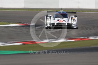 World © Octane Photographic Ltd. FIA World Endurance Championship (WEC), 6 Hours of Nurburgring , Germany - Race, Sunday 30th August 2015. Porsche Team – Porsche 919 Hybrid - LMP1 - Timo Bernhard, Mark Webber and Brendon Hartley. Digital Ref : 1398LB1D6864