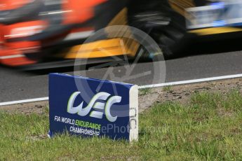 World © Octane Photographic Ltd. FIA World Endurance Championship (WEC), 6 Hours of Nurburgring , Germany - Race, Sunday 30th August 2015. G-Drive Racing and WEC sign. Digital Ref : 1398LB1D7011