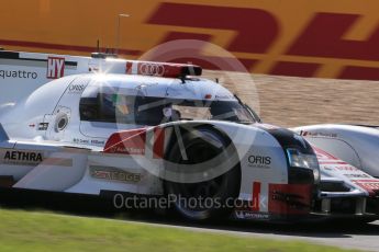 World © Octane Photographic Ltd. FIA World Endurance Championship (WEC), 6 Hours of Nurburgring , Germany - Race, Sunday 30th August 2015. Audi Sport Team Joest- Audi R18 e-tron Quatrro - LMP1 - Oliver Jarvis, Lucas di Grassi and Loic Duval. Digital Ref : 1398LB1D7514