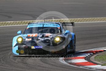 World © Octane Photographic Ltd. FIA World Endurance Championship (WEC), 6 Hours of Nurburgring , Germany - Race, Sunday 30th August 2015. Dempsey-Proton Racing – Porsche 911 RSR - LMGTE Am – Patrick Dempsey, Patrick Long and Marco Seefried. Digital Ref : 1398LB1D7543
